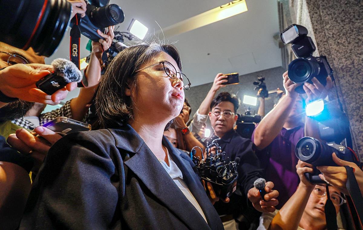 출근하는 용혜인 성평등가족부 장관 후보자 / 뉴스1