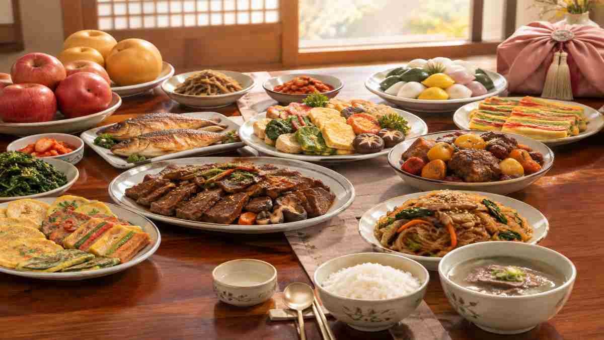 기사 이해를 돕기 위한 명절 밥상 사진 / AI 생성 이미지