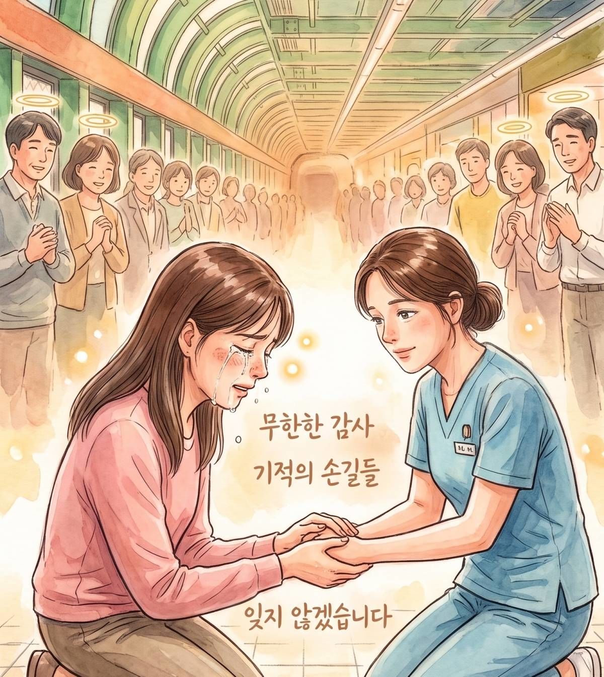 아직 살만한 사회, 따뜻한 세상. 기사 내용 토대로 AI툴 활용해 제작한 자료사진.