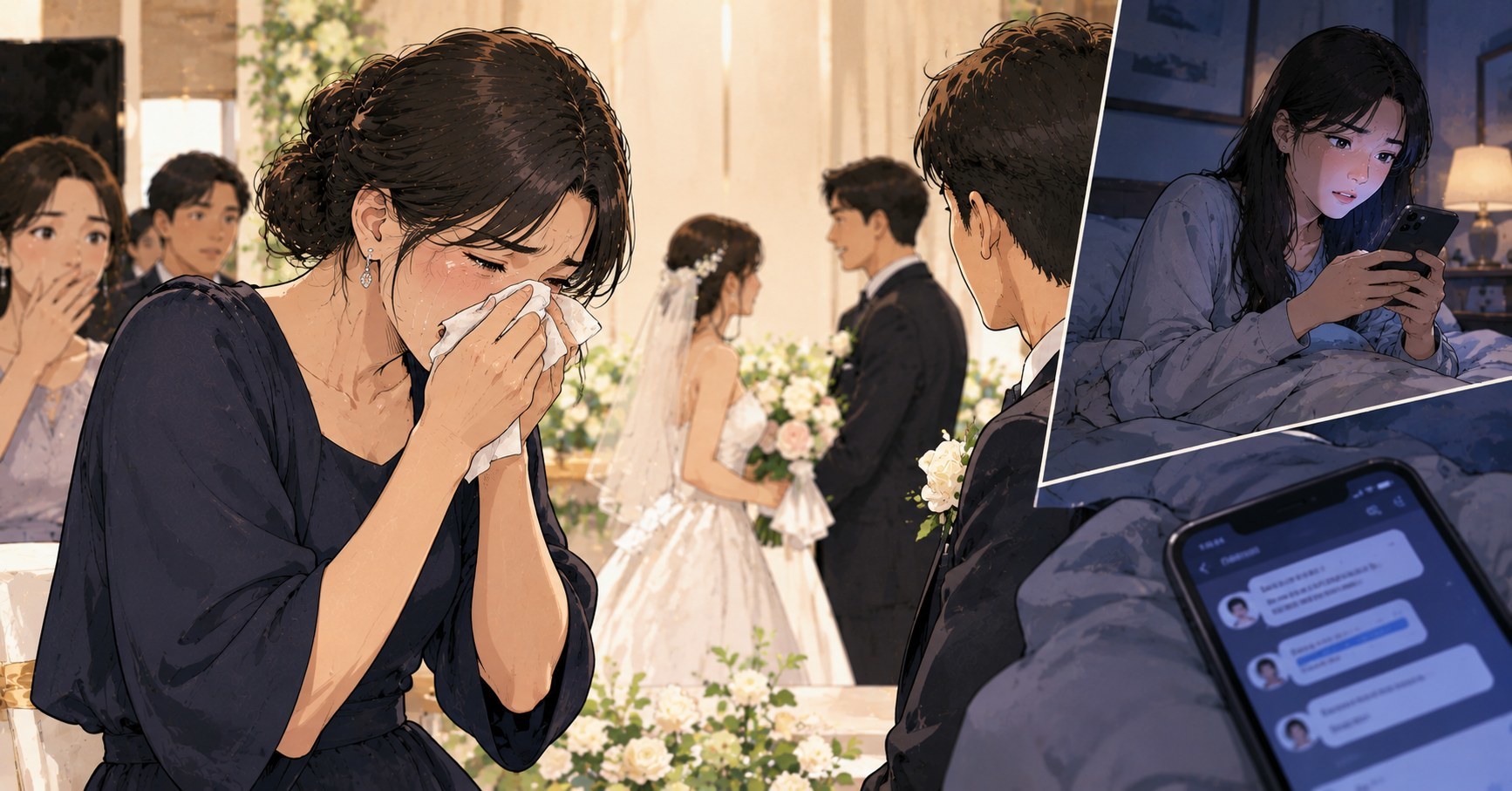 “도대체 누구길래”… 내 남편 결혼식서 주저앉아 펑펑 운 여자의 정체