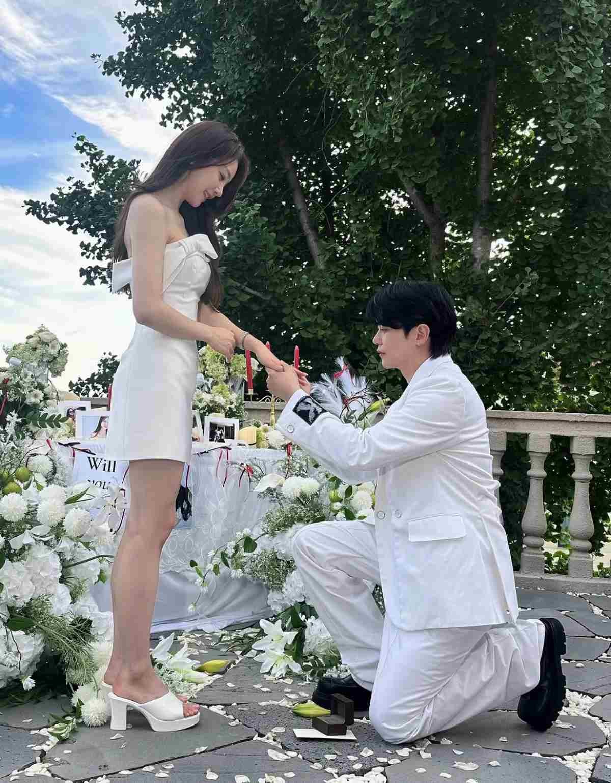 배우 유하진과 강균성 / 유하진 인스타그램
