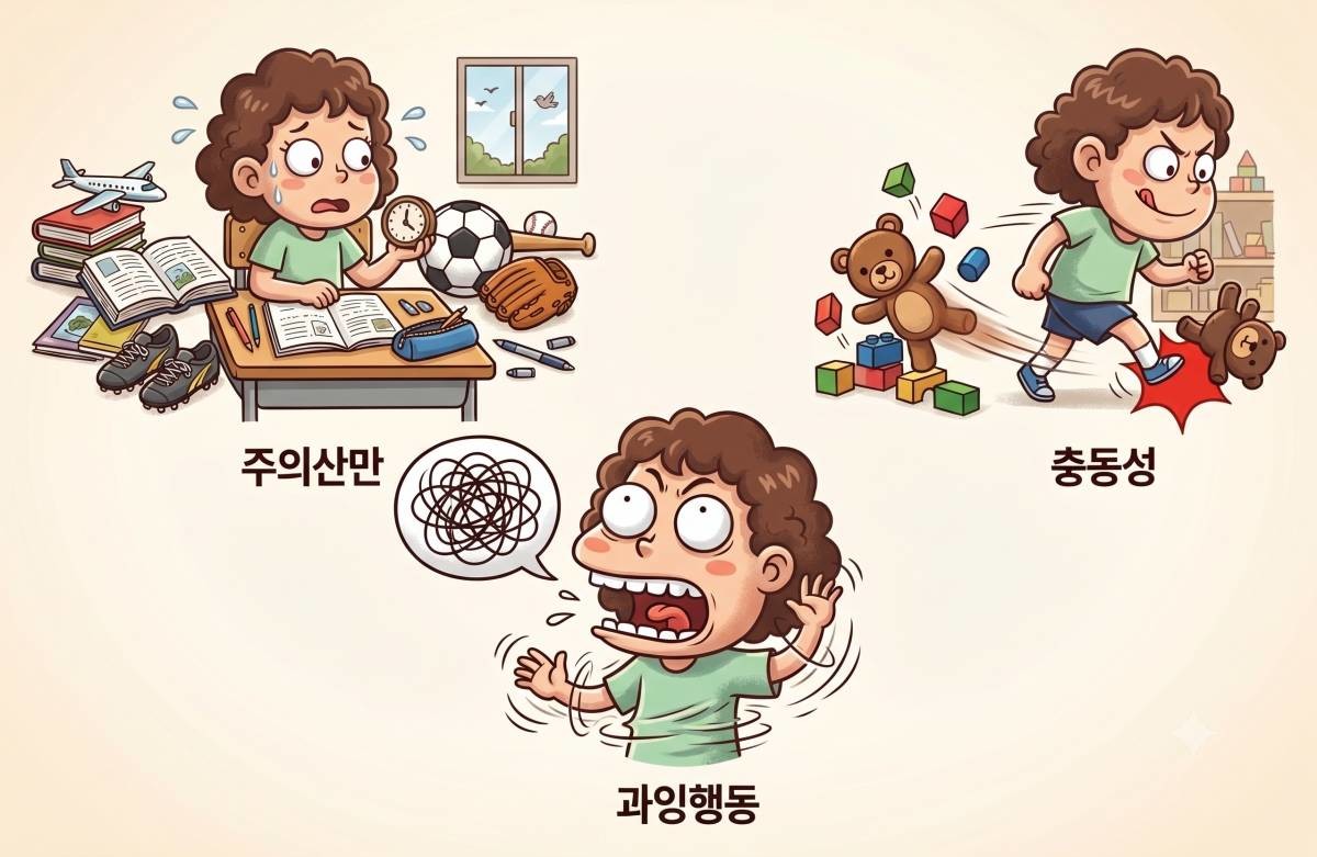 주의력 결핍 과잉행동장애(ADHD). 기사 내용 토대로 AI툴 활용해 제작한 자료사진.