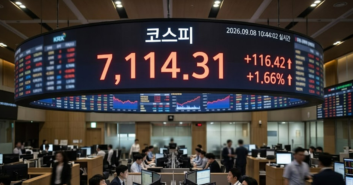 코스피 7100선 돌파…'이것'이 견인했다