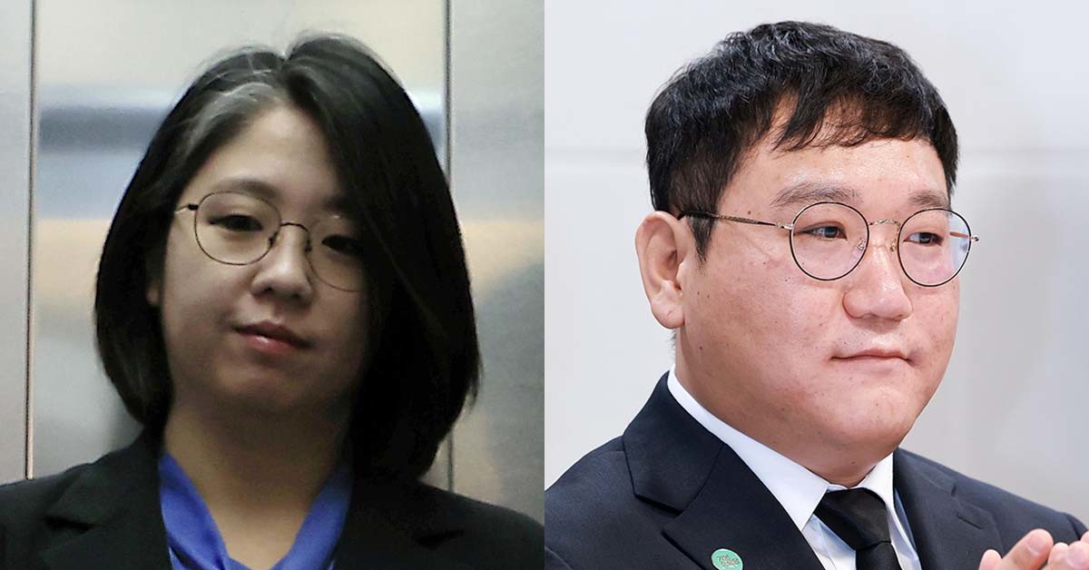 용혜인(왼쪽) 성평등가족부 장관 후보자와 그의 남편인 박기홍 기본소득당 최고위원. / 뉴스1
