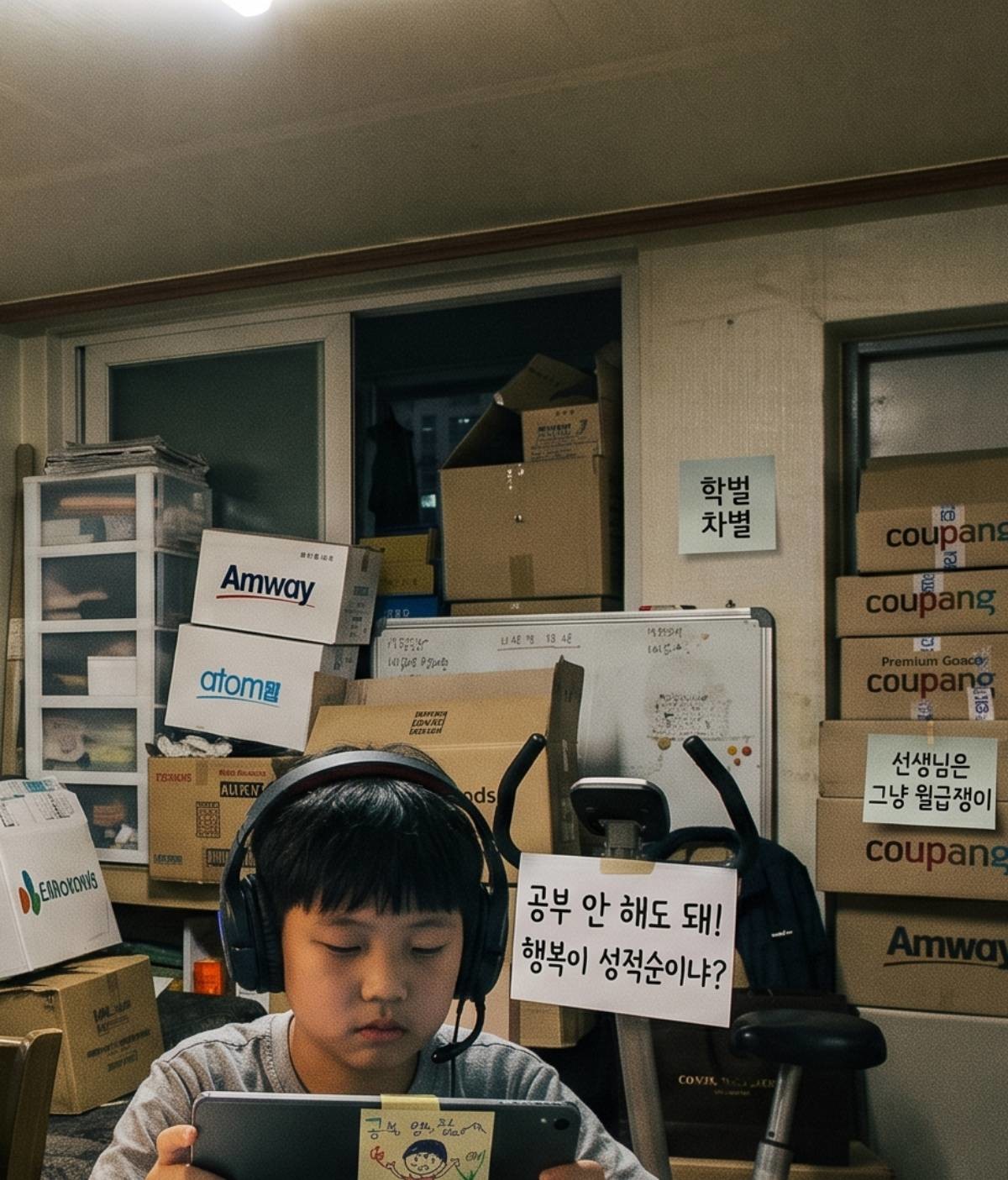 교육을 경시하는 분위기. 기사 내용 토대로 AI툴 활용해 제작한 자료사진.