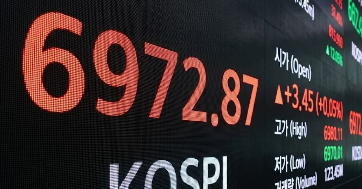 코스피 6972.87 출발…장 초반 몰린 대형주 매수세