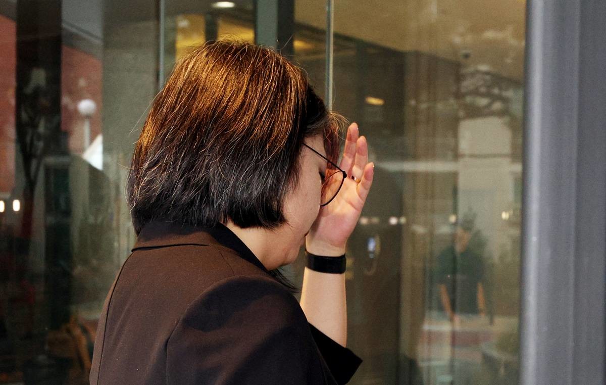용혜인 성평등가족부 장관 후보자가 9일 서울 서대문구 한국청소년활동진흥원에 마련된 인사청문회 준비 사무실로 출근하고 있다 / 뉴스1