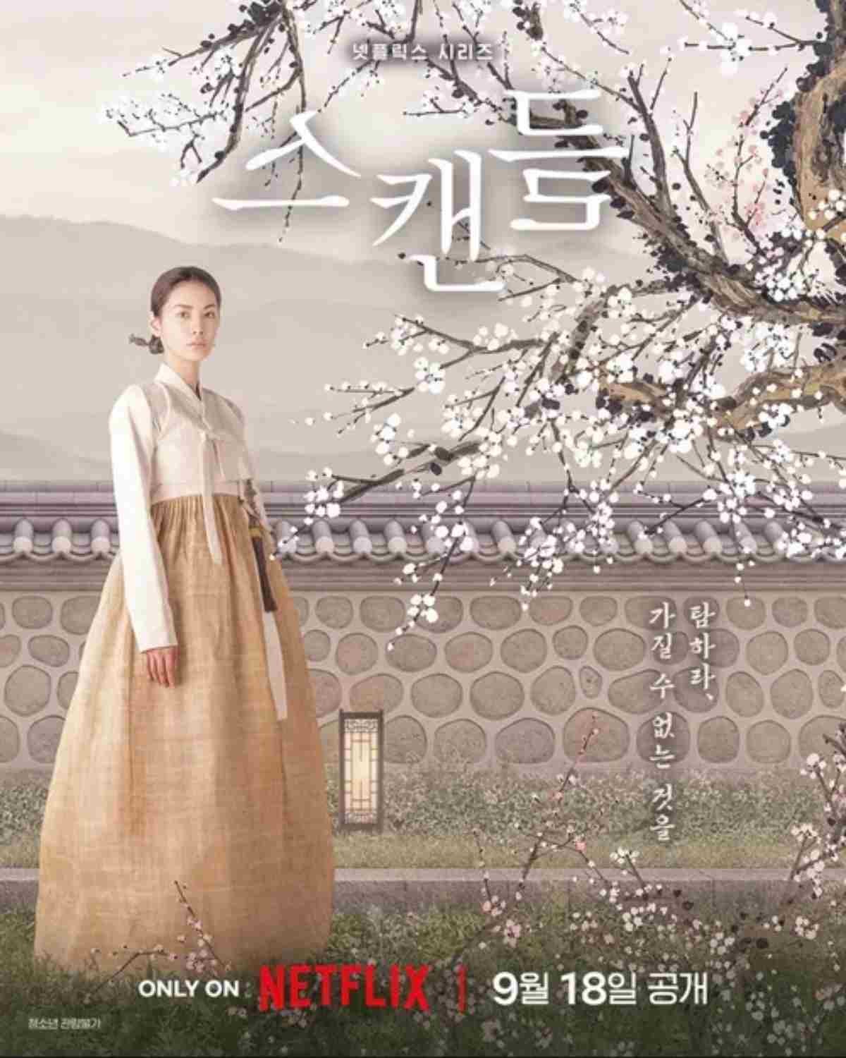 드라마 '스캔들' 출연 배우 나나 포스터 / 넷플릭스