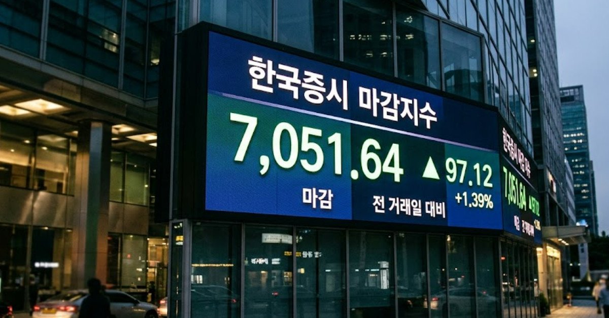 코스피 7000선 마감…삼성전자 멈췄을 때 상승한 '이곳' 