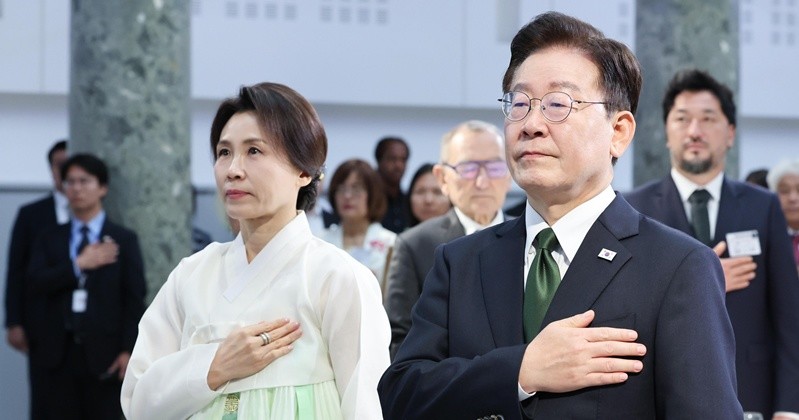 이재명 대통령과 김혜경 여사 / 뉴스1