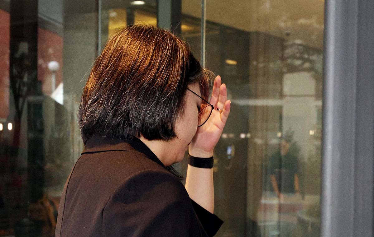 용혜인 성평등가족부 장관 후보자가 9일 서울 서대문구 한국청소년활동진흥원에 마련된 인사청문회 준비 사무실로 출근하고 있다. / 뉴스1