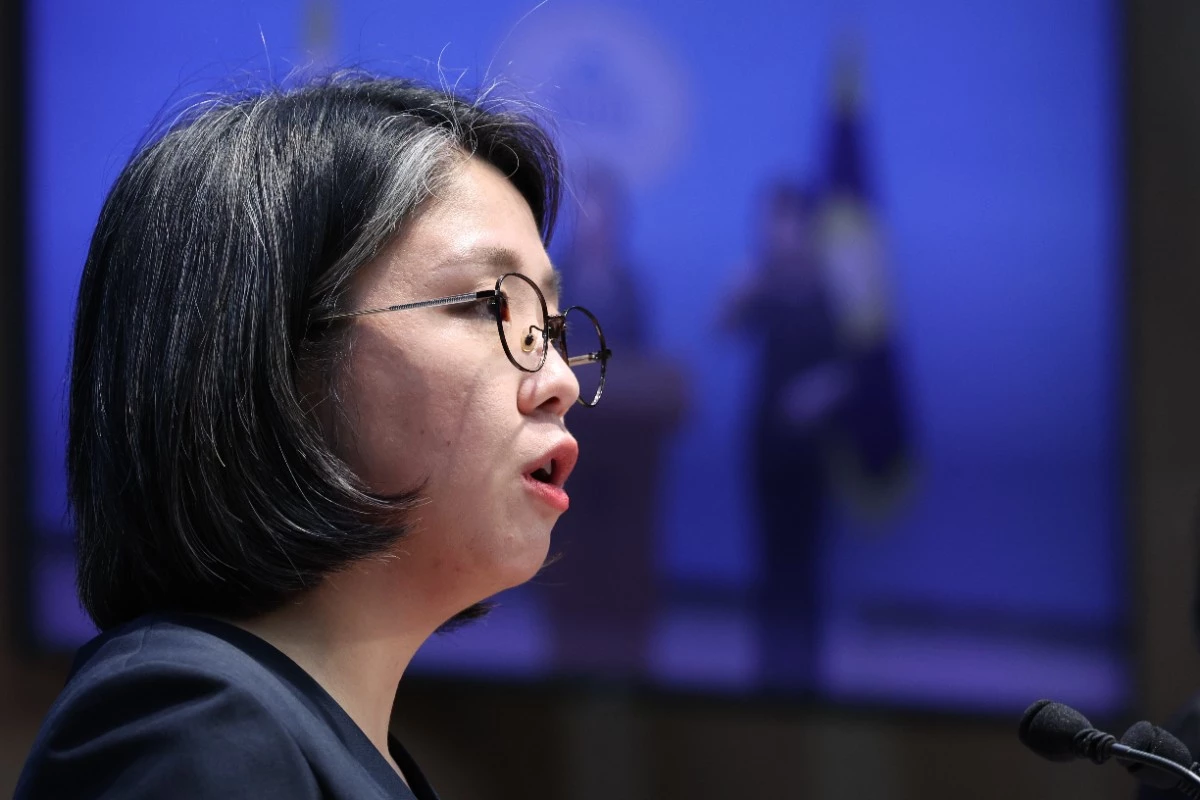 국회에서 기자회견 갖는 용혜인 후보자 / 뉴스1