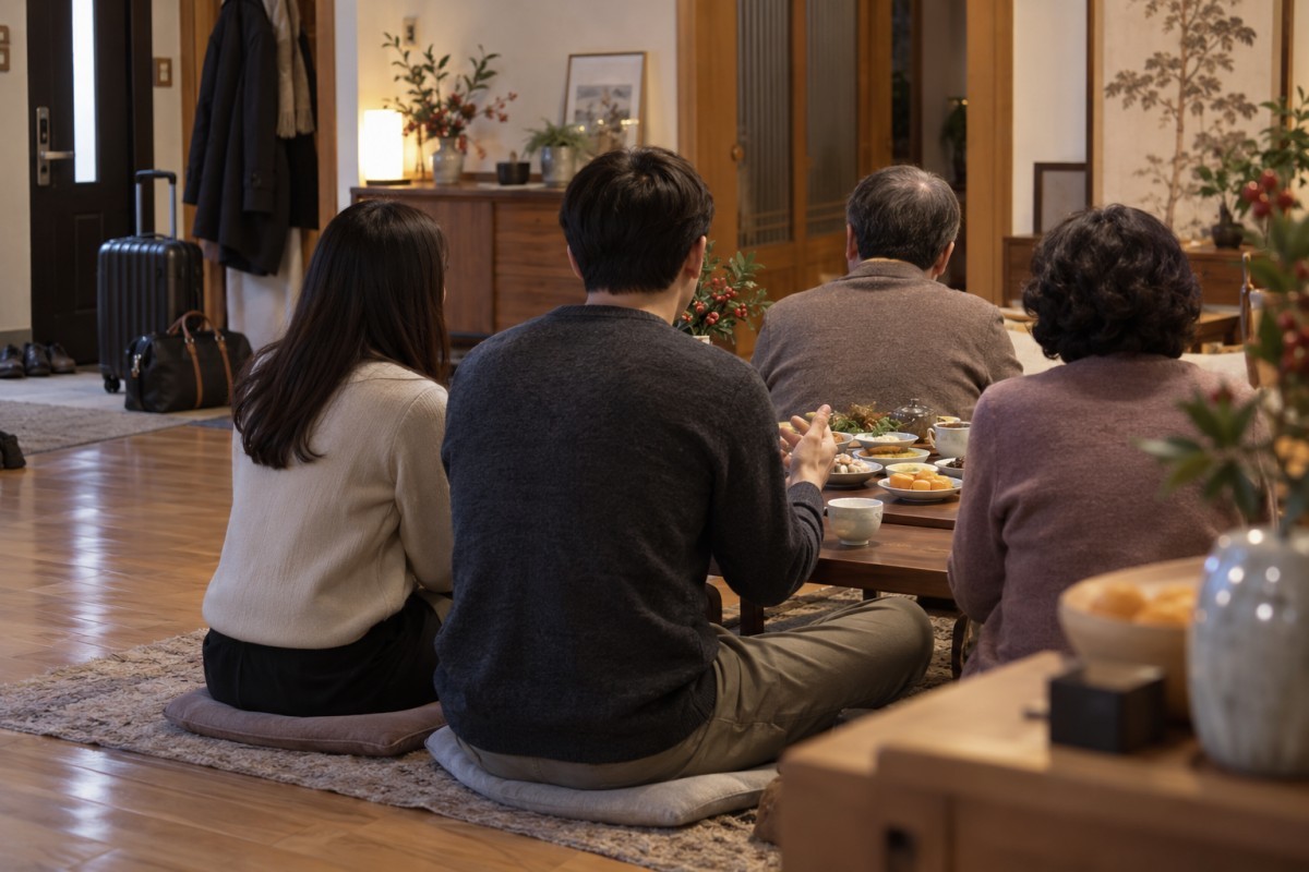 대화를 나누는 모습 / 기사 내용을 바탕으로 제작한 AI 이미지