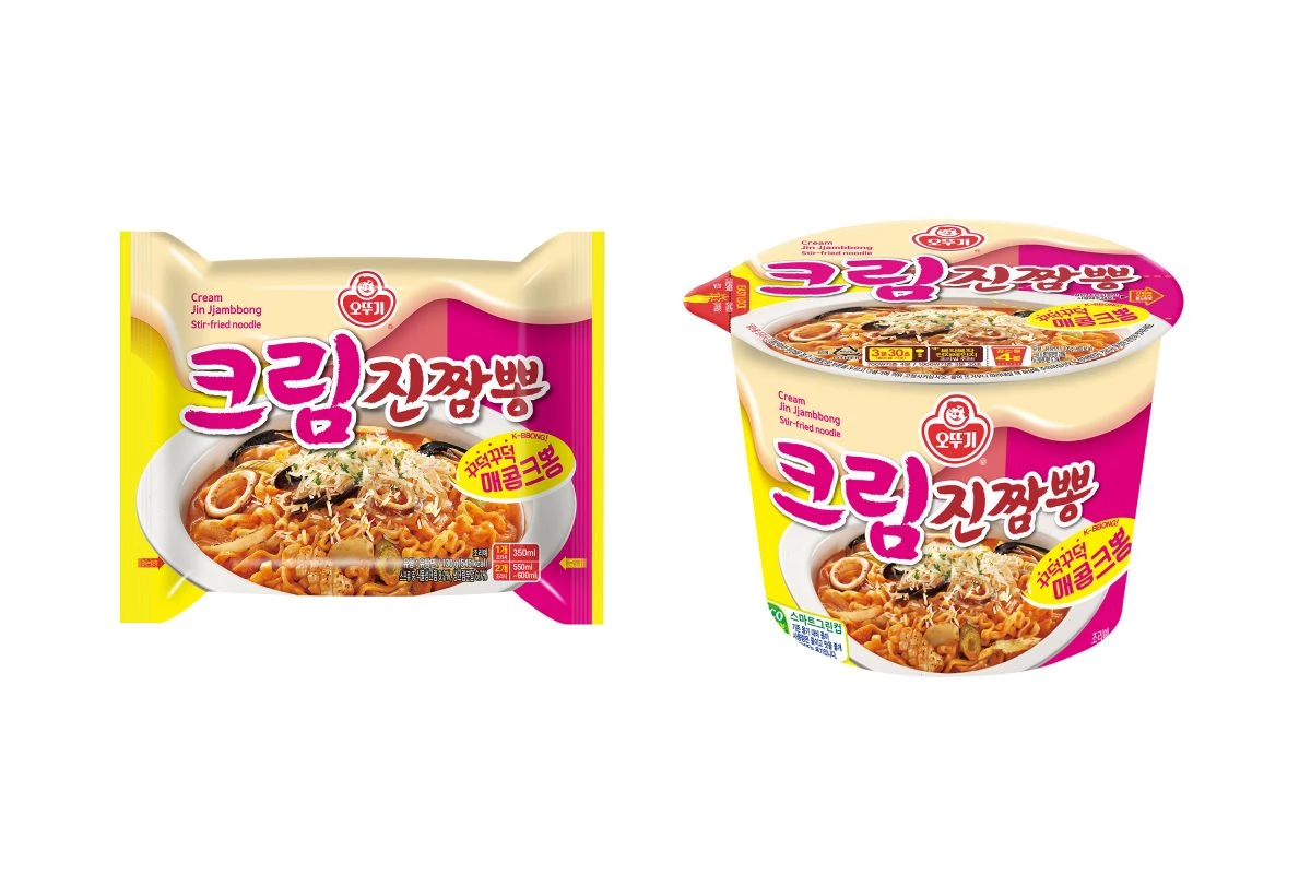 리뉴얼된 '크림진짬뽕'. / 오뚜기 제공
