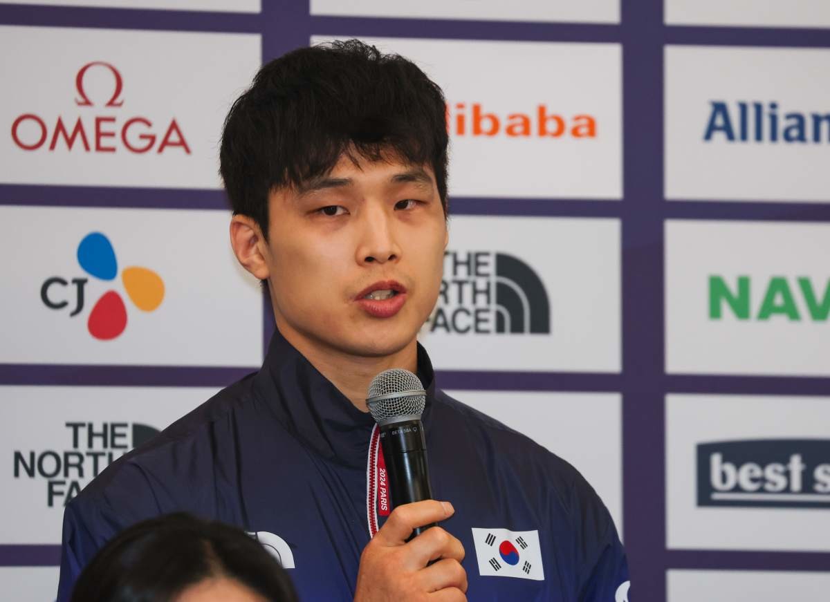 2024 파리 올림픽 유도 동메달 리스트 안바울 / 뉴스1