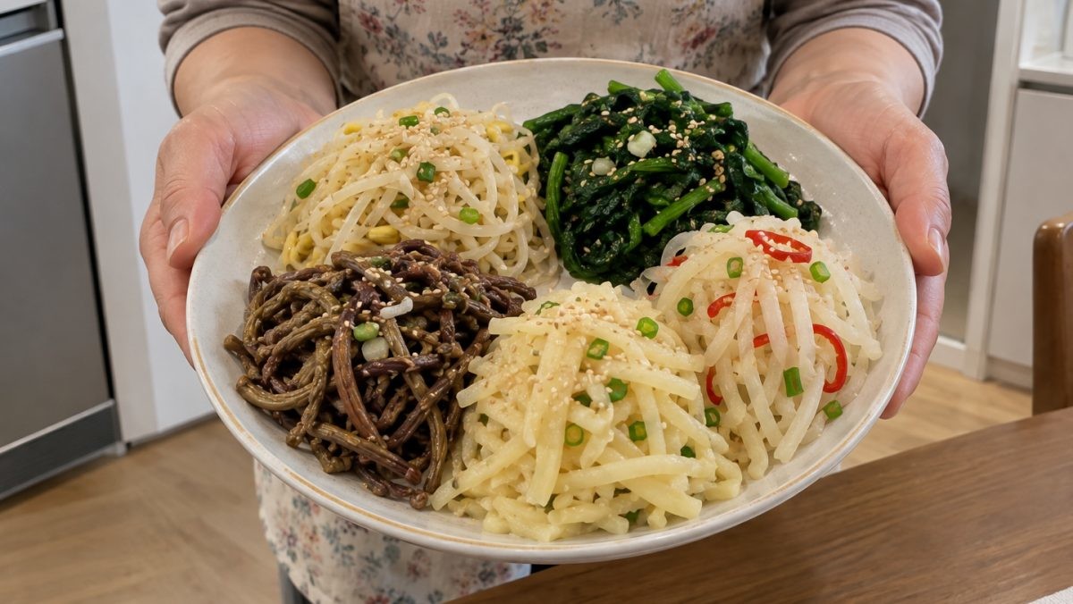 손 많이 가서 걱정이었는데…추석 나물 5가지 '이렇게' 하면 한 번에 뚝딱 만들어지네요
