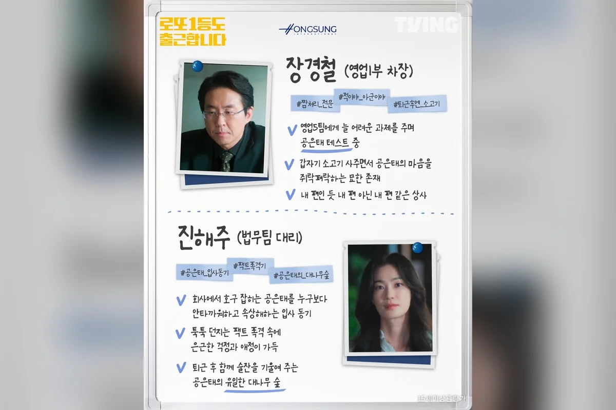 드라마 '로또 1등도 출근합니다' 공식 스틸 (사진=티빙)