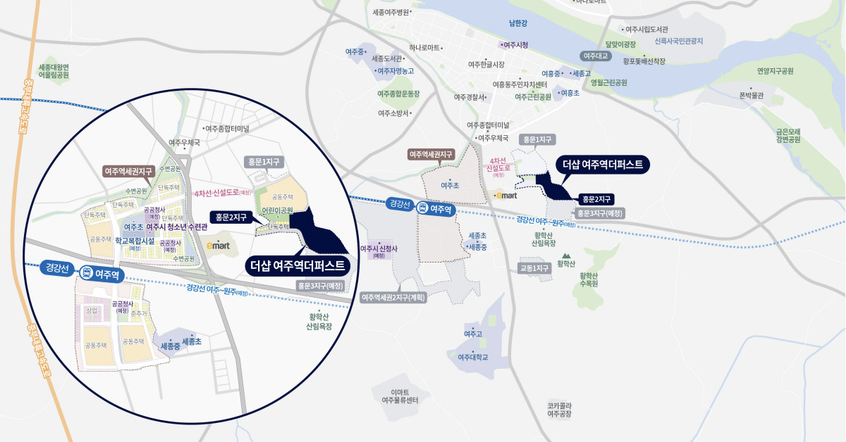 더샵 여주역더퍼스트 입지환경 / 더샵 여주역더퍼스트