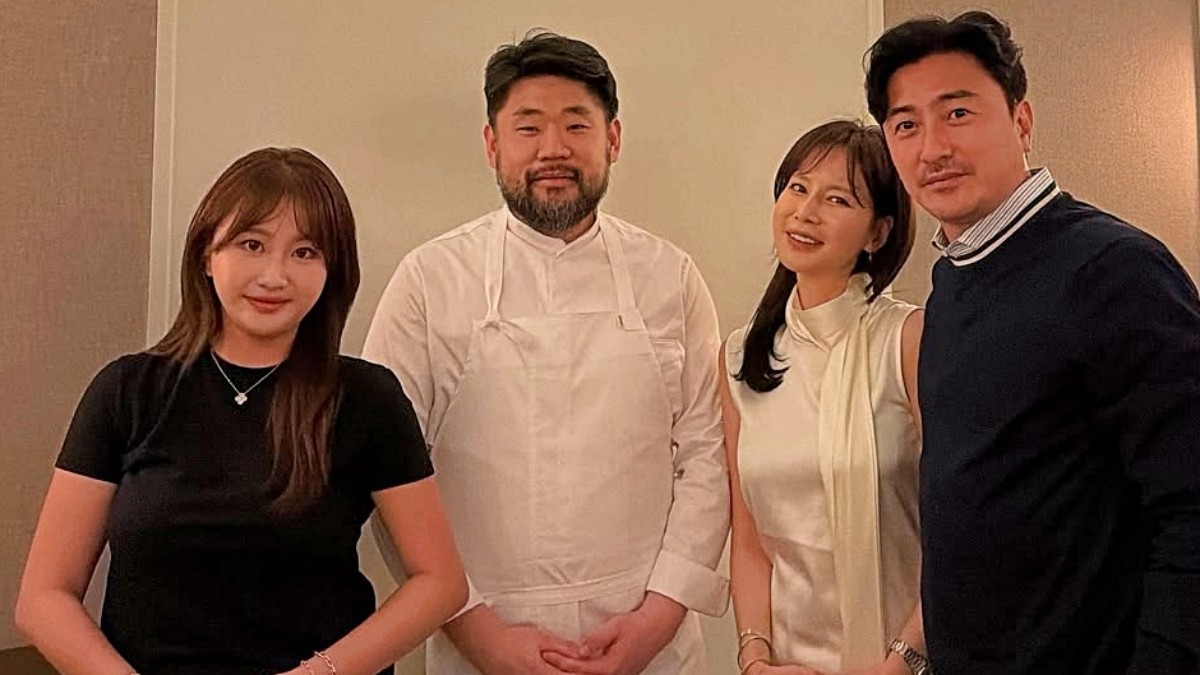 '흑백요리사2' 이하성 셰프 식당을 찾은 안정환 가족. 자료사진. / 이혜원 인스타그램