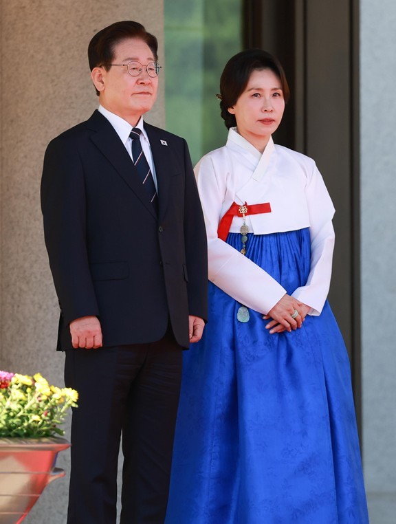 이재명 대통령, 김혜경 여사 / 뉴스1