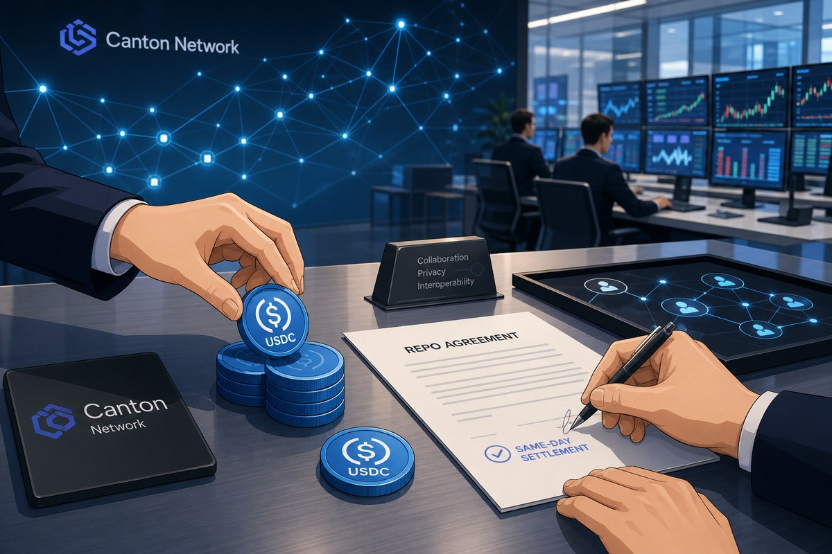 테노베이트, 캔튼 네트워크서 USDC로 당일물 리포 결제 완료…CDM 네이티브 첫 사례