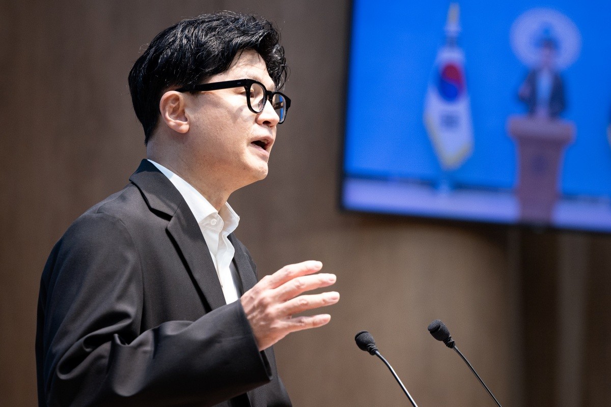 한동훈 무소속 의원이 지난 13일 서울 여의도 국회 소통관에서 김승원 법무부 장관 후보자 관련 기자회견을 하고 있다. / 뉴스1
