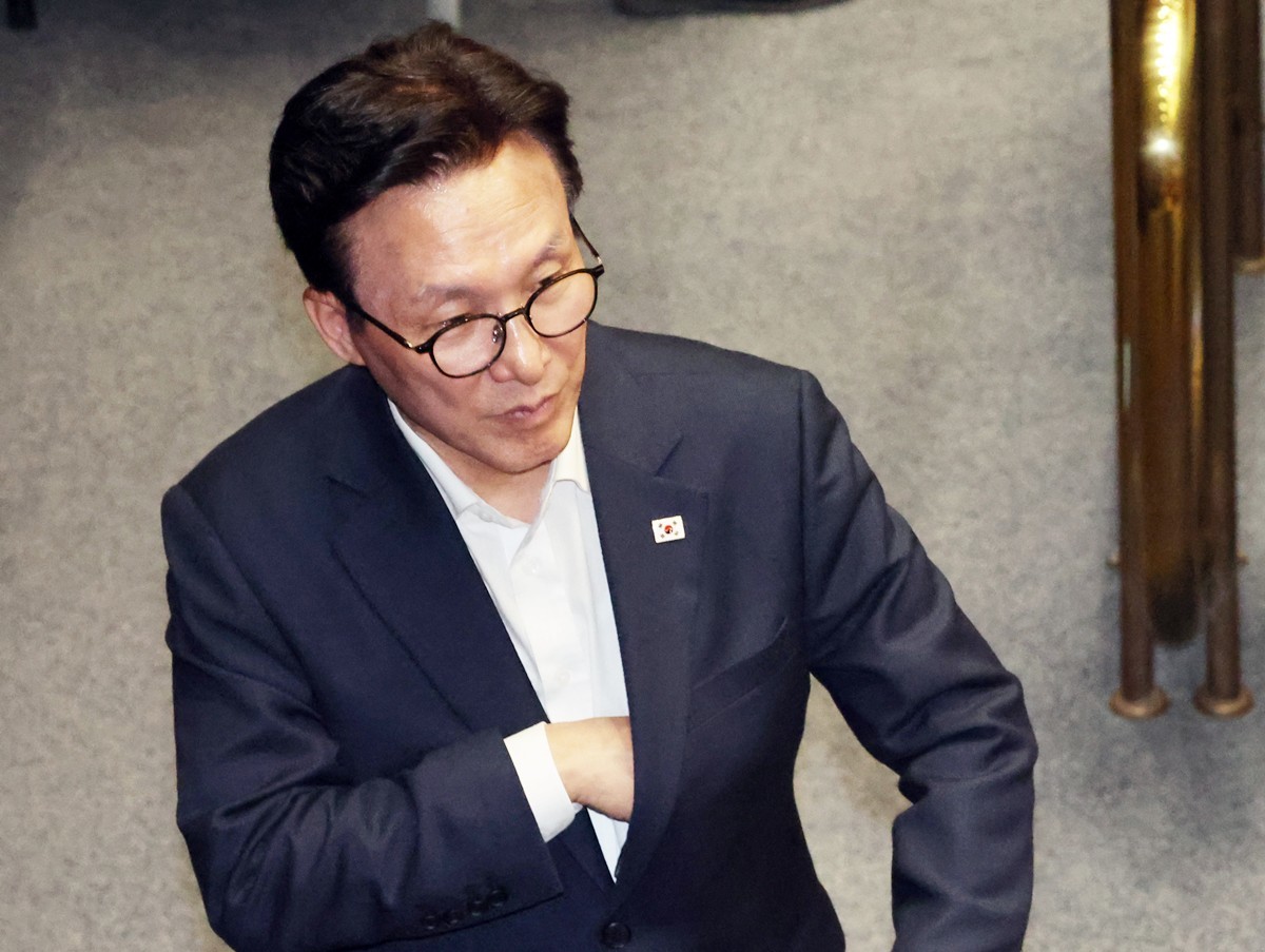 김민석 더불어민주당 대표가 서울 여의도 국회에서 열린 제439회국회(정기회) 제7차 본회의에 참석하고 있다. 기사 이해를 돕기 위한 자료 사진 / 뉴스1