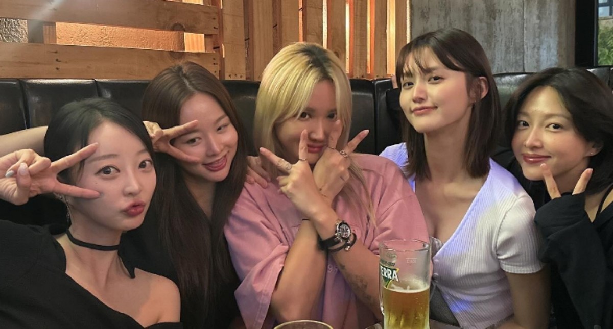 그룹 EXID 멤버들. / 솔지 인스타그램