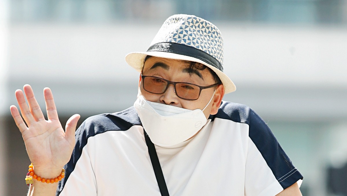 지난 2021년 희귀병 투병 당시 포착된 마라토너 이봉주 / 뉴스1