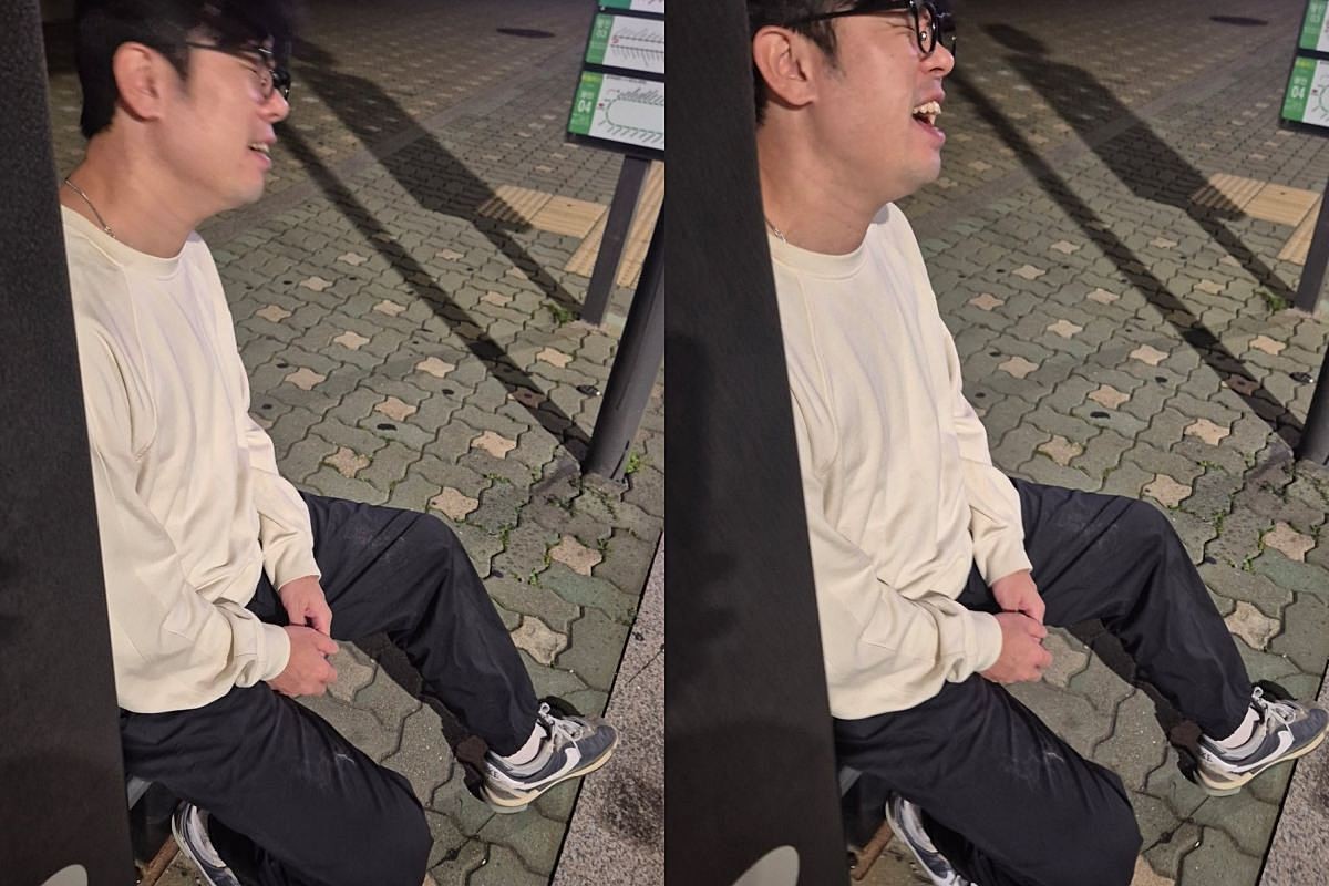 가수 이현섭. 작성자 A 씨가 SNS에 올린 사진. 이현섭은 자신을 “30년 차 무명 가수”라고 소개하며 “아직 포기하지 않았다”고 말했다. 이어 자기 노래를 들어보라며 그 자리에서 직접 노래를 불러줬다. / 엑스(X·옛 트위터)