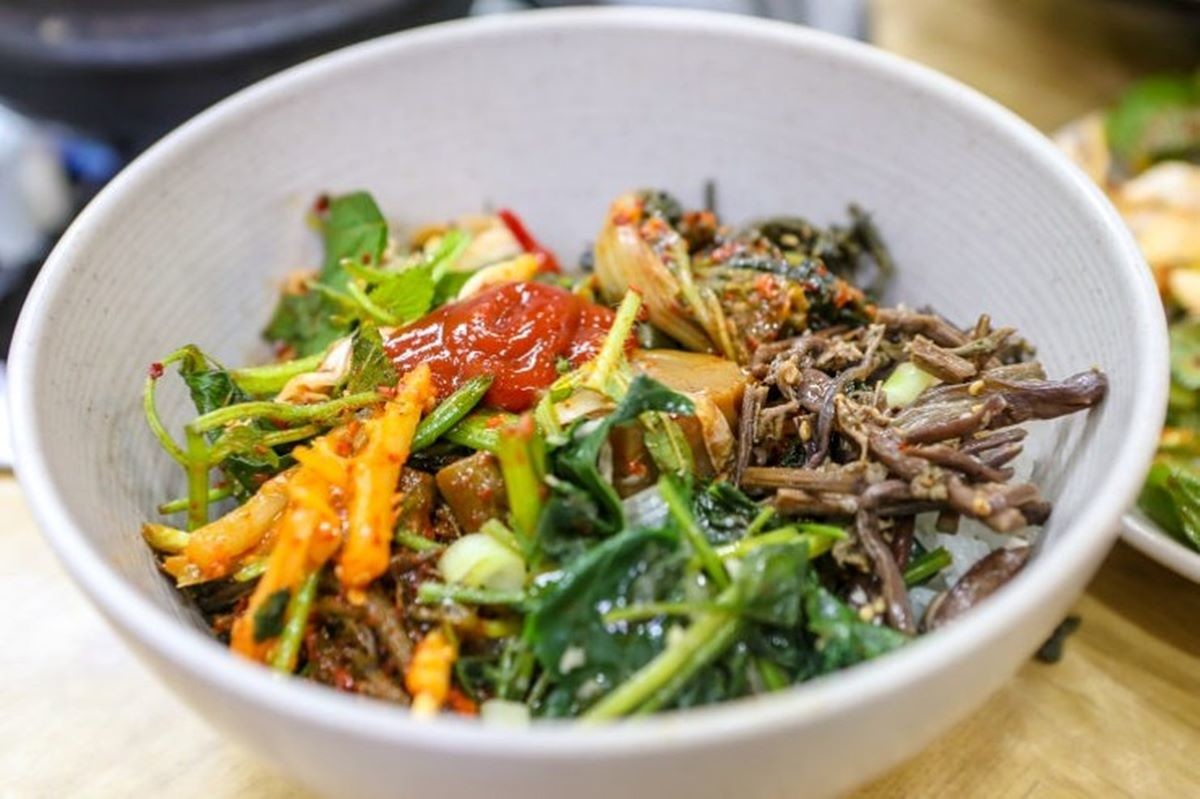 산나물 비빔밥