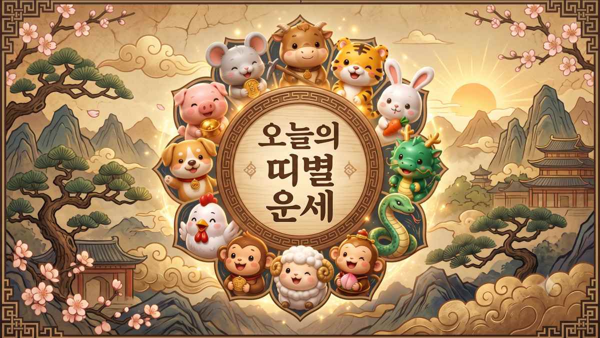 9월 18일 12띠 운세 공개, 말띠·양띠는 '재물운 폭발'