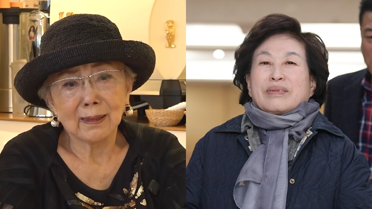 배우 사미자와 전원주 자료사진. / 유튜브 '오미자 말고 사미자', 뉴스1