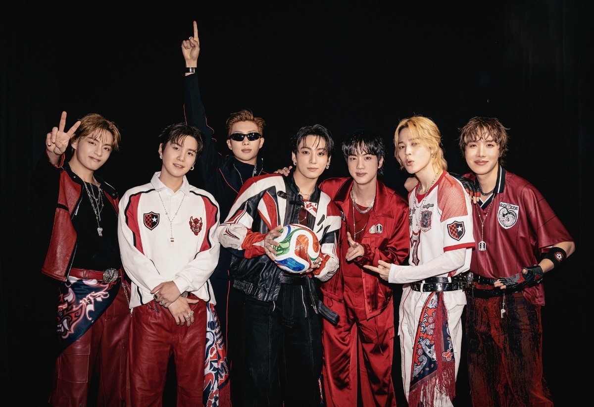 FIFA 월드컵 2026 파이널 하프타임 쇼 당시 BTS 모습 / BTS 공식 인스타그램