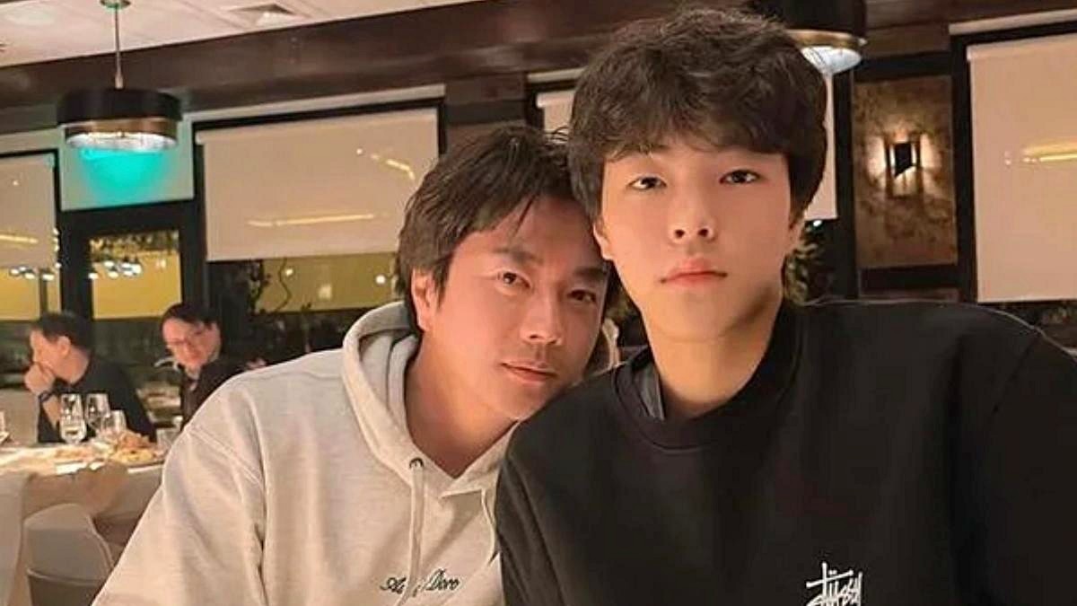 배우 권상우와 그의 아들 권룩희 군. / 권룩희 인스타그램