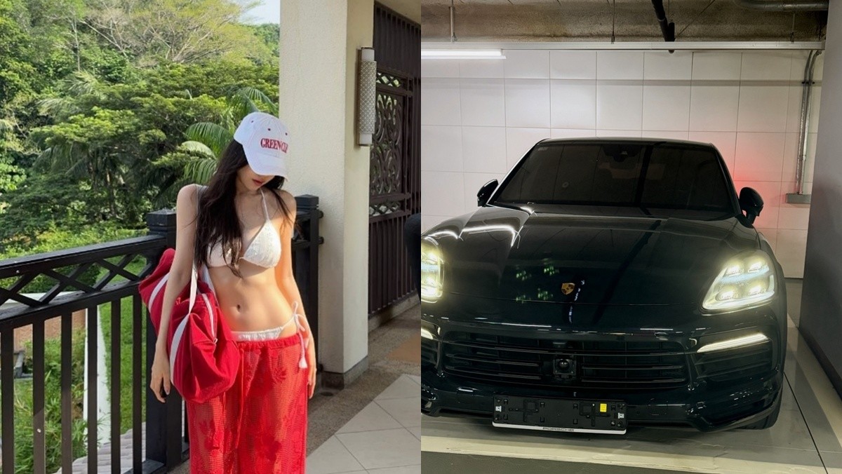 박성광 아내 이솔이가 공개한 포르쉐 사고 사진 / 이솔이 인스타그램