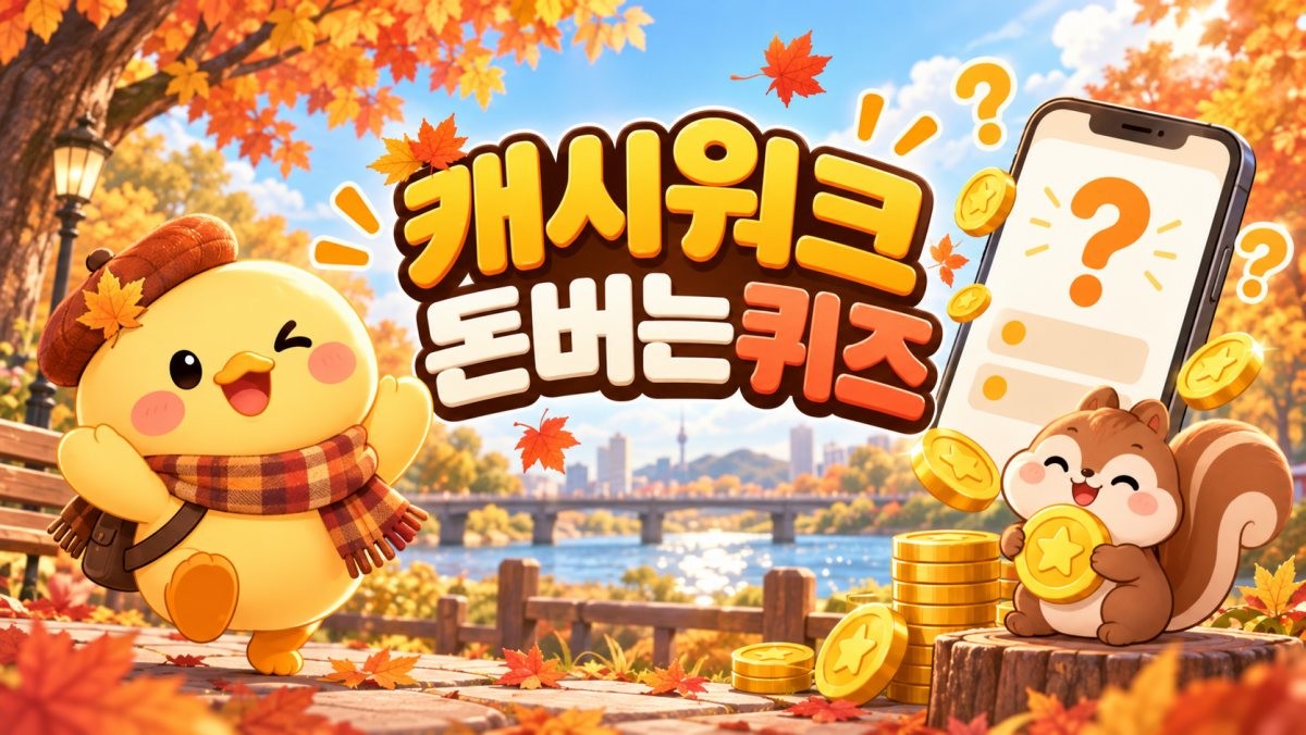 정답 정리합니다… 9월 16일 '캐시워크 돈버는퀴즈' 정답은?
