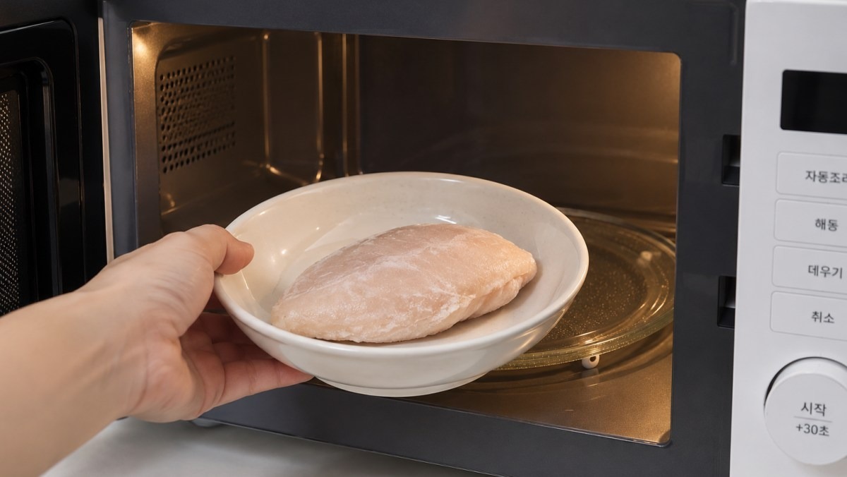 닭가슴살, 전자레인지에 절대 그냥 데우지 마세요…맛 차이가 확 납니다