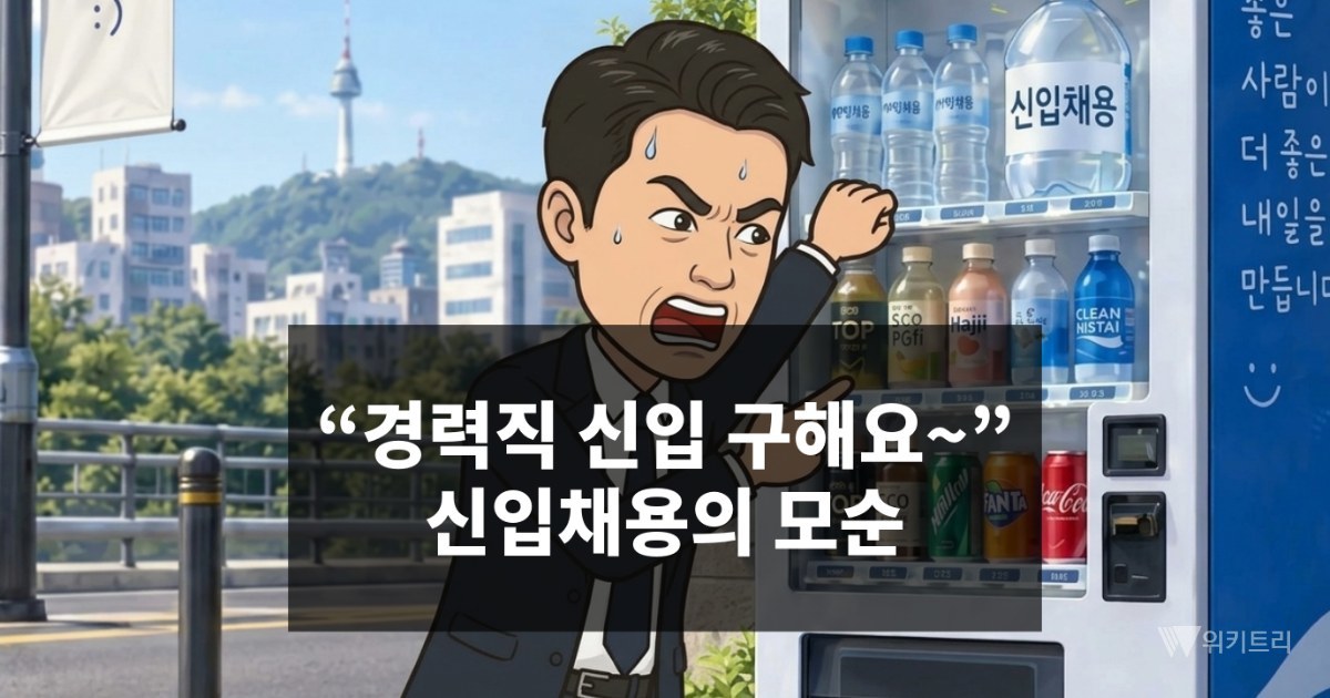 [위키만평] “경력직 신입 구해요~”신입채용의 모순