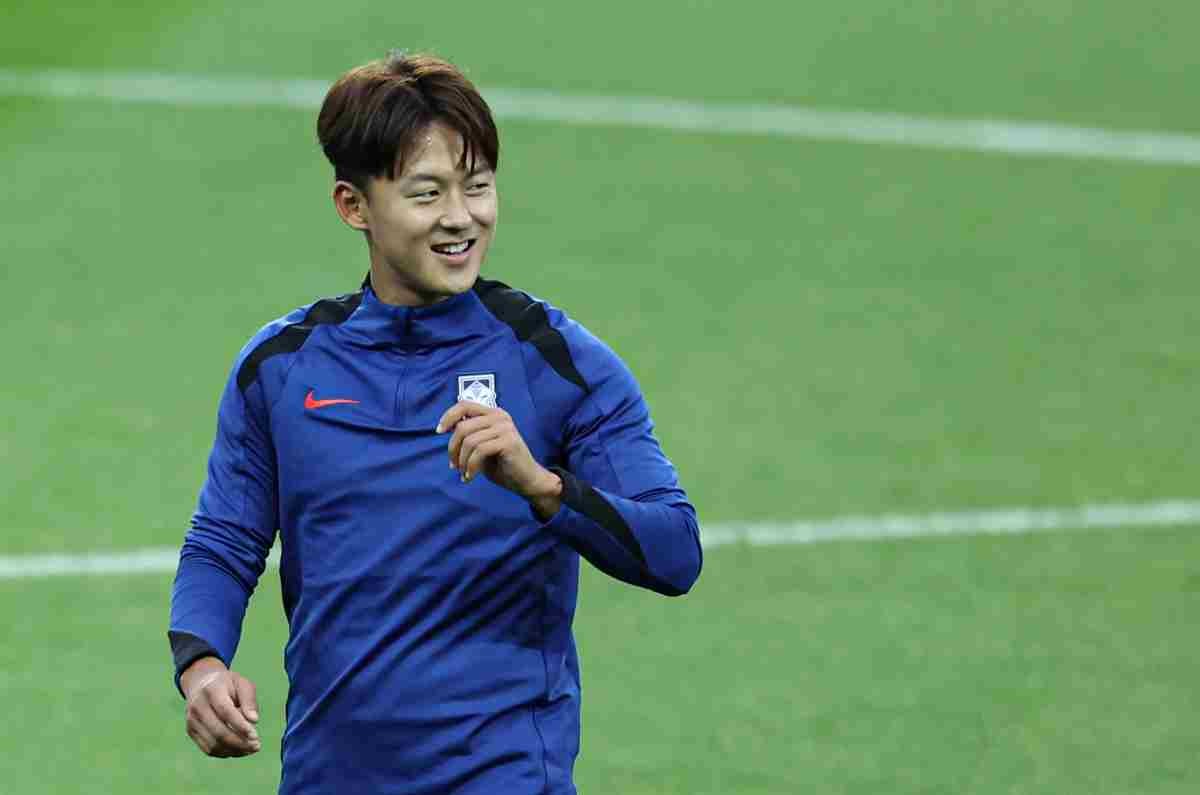 대한민국 축구대표팀 2024년 경기도 용인시 처인구 용인미르스타디움에서 2026 국제축구연맹(FIFA) 북중미 월드컵 아시아 3차 예선 이라크와의 경기를 앞두고 훈련을 하고 있다. / 뉴스1
