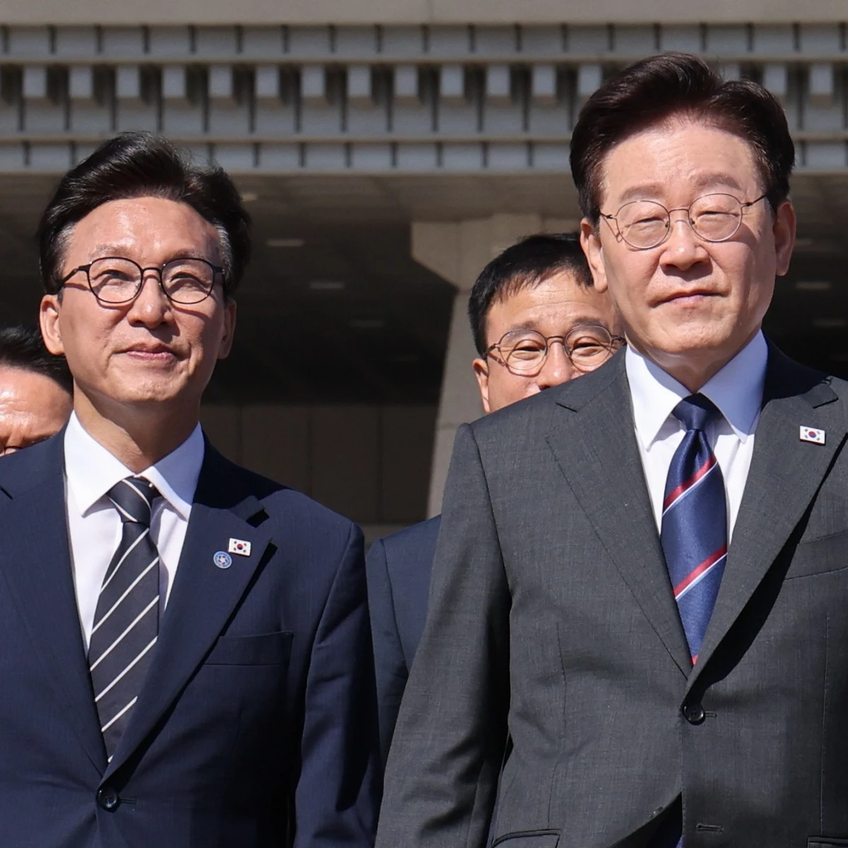 김민석 더불어민주당 대표와 이재명 대통령. / 뉴스1