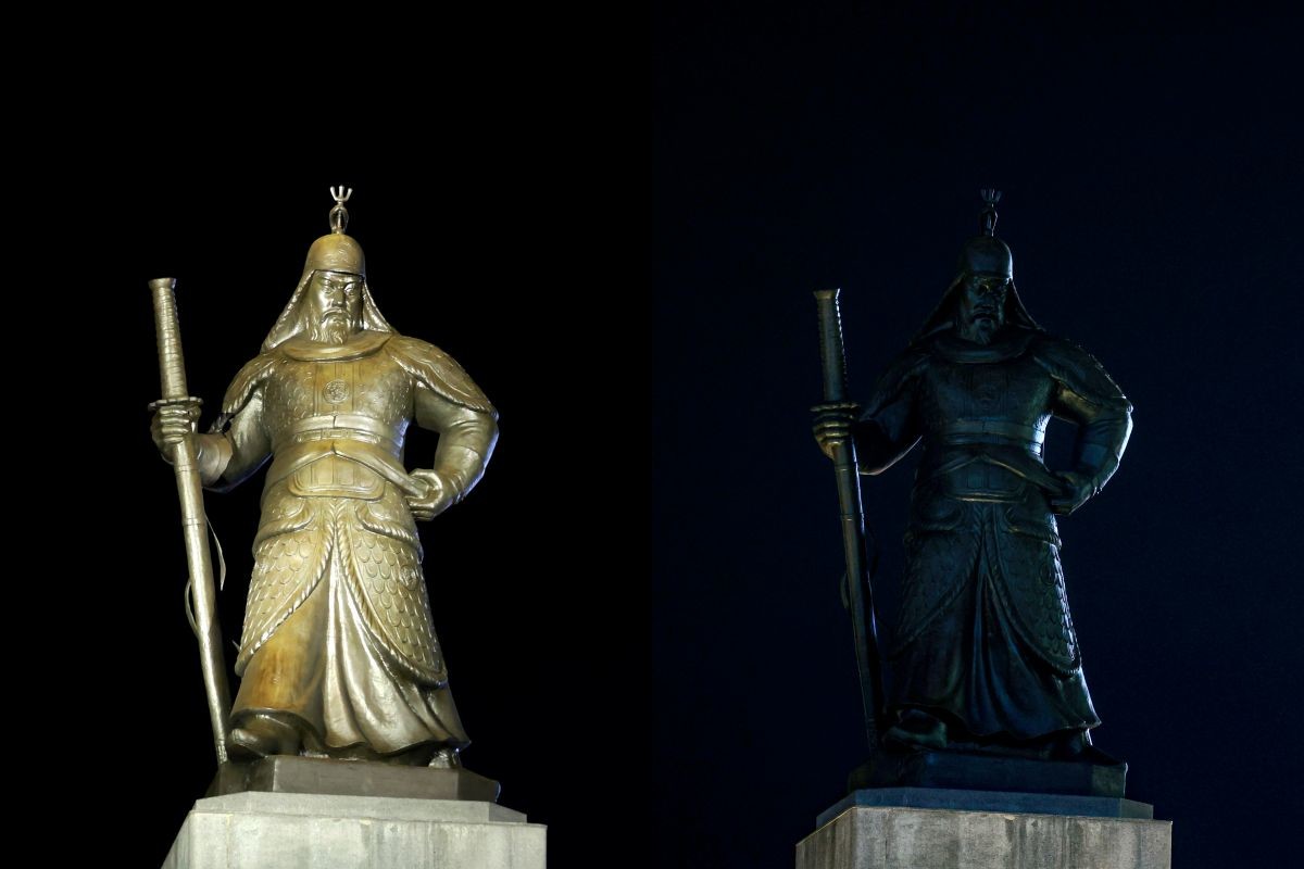 광화문 이순신 장군 동상 / 뉴스1