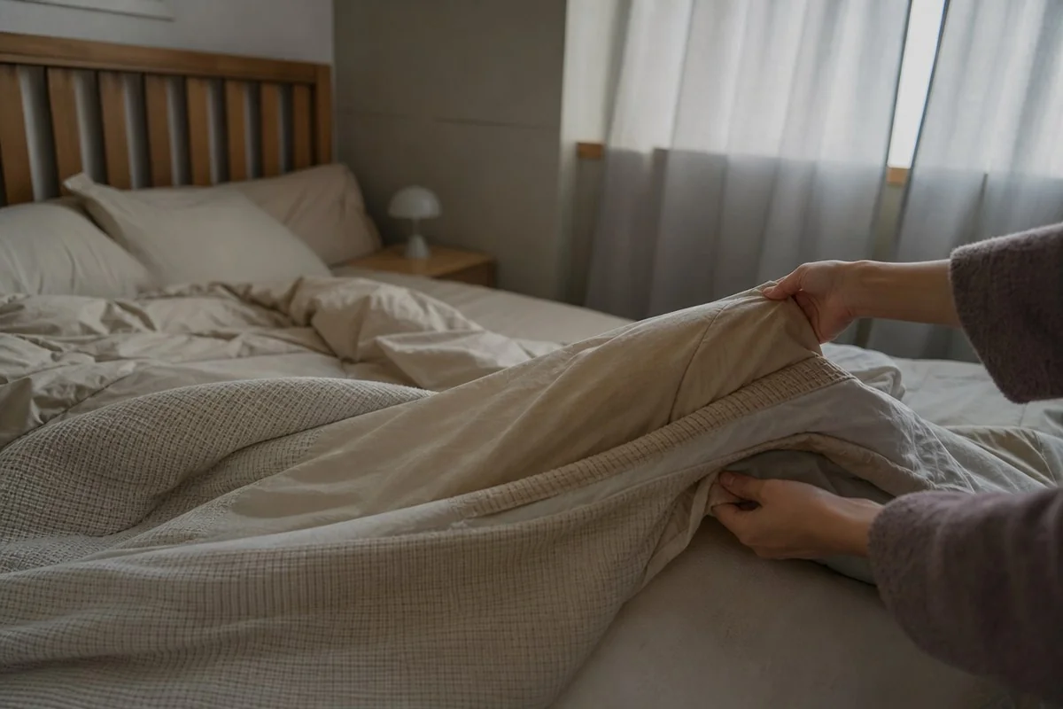 침실 온도는 18~20도가 기준이다 — AI로 생성한 자료 이미지