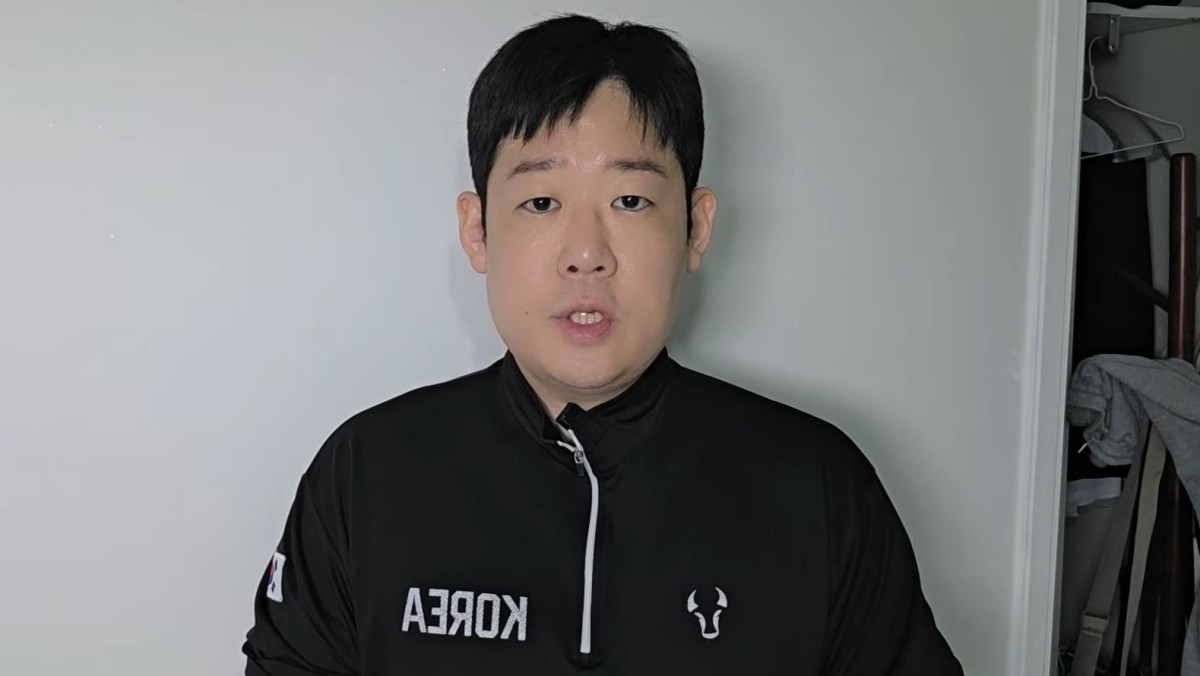 ‘공채 개그맨 술집 난동’ 사건 당사자로 오해받은 박종욱이 자신은 사건과 무관하다고 해명하는 모습. / 유튜브 채널 ‘박종욱’ 캡처