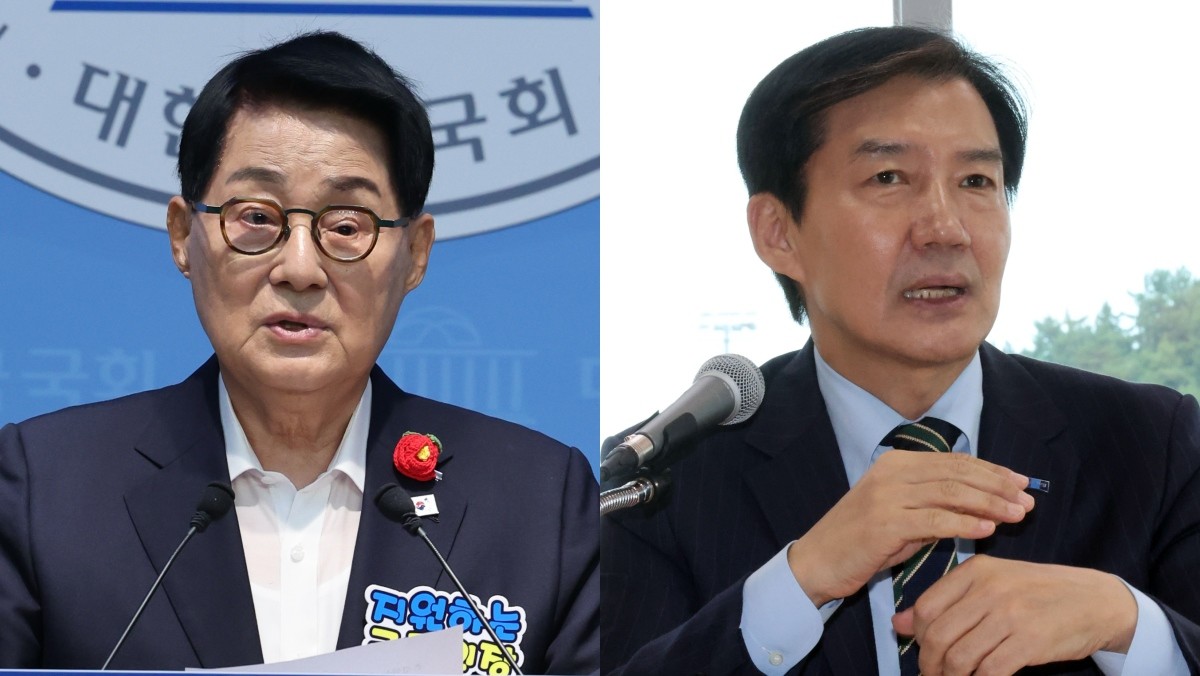 '낙선 분풀이' 박지원 쓴소리에...조국 '이렇게' 받아쳤다