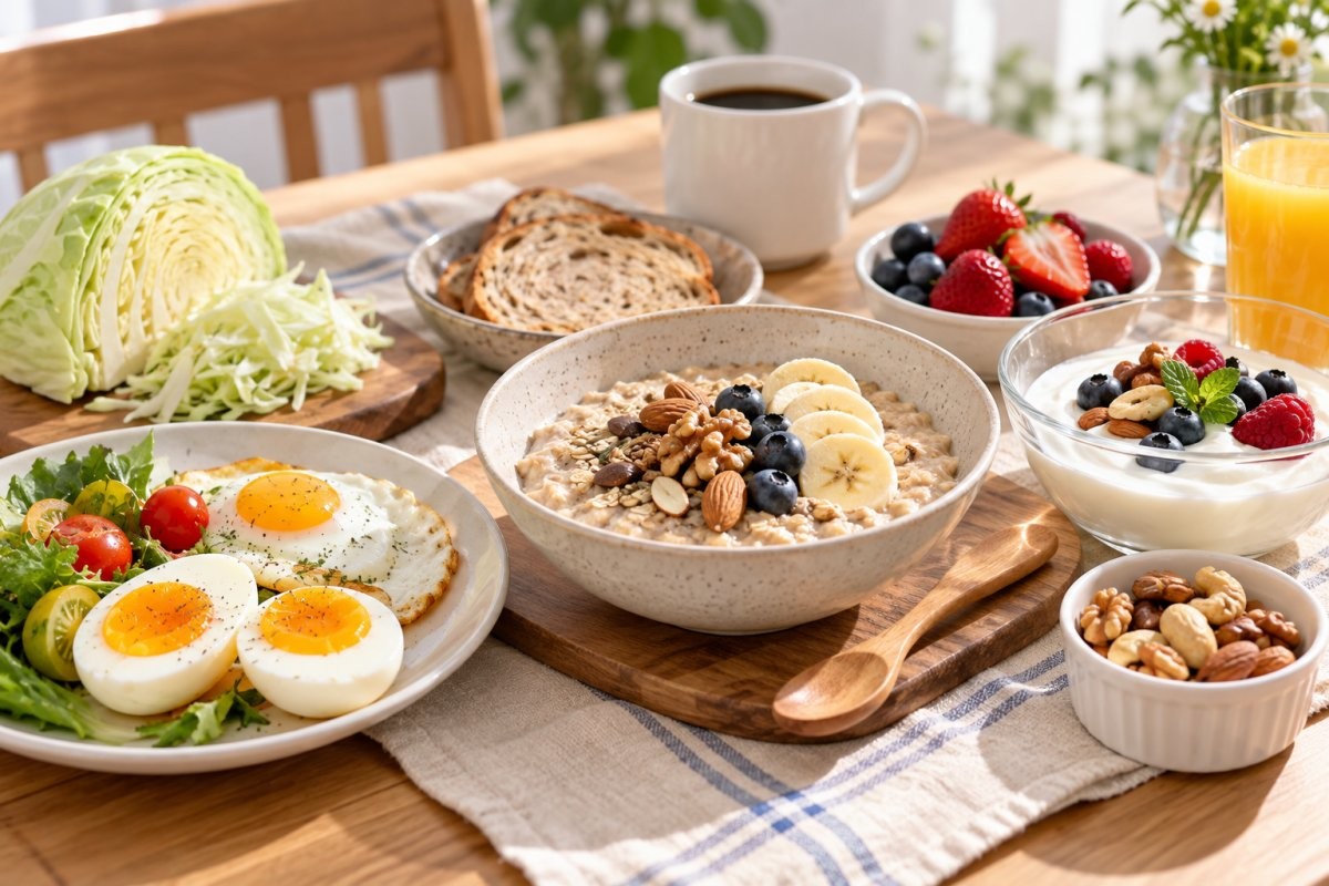 아침 메뉴 / 기사 내용을 바탕으로 제작한 AI 이미지. 실제 모습과 차이가 있을 수 있습니다