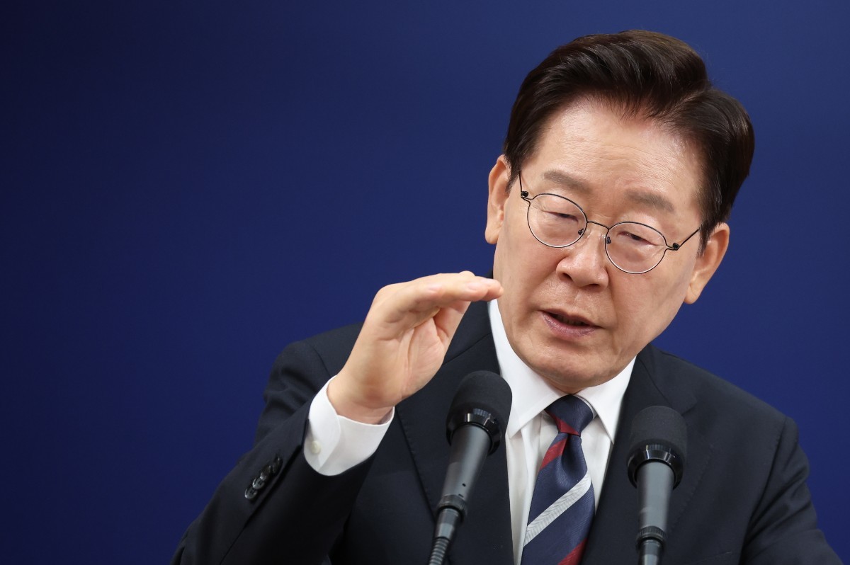이 대통령 유럽 순방 성과 브리핑. / 뉴스1