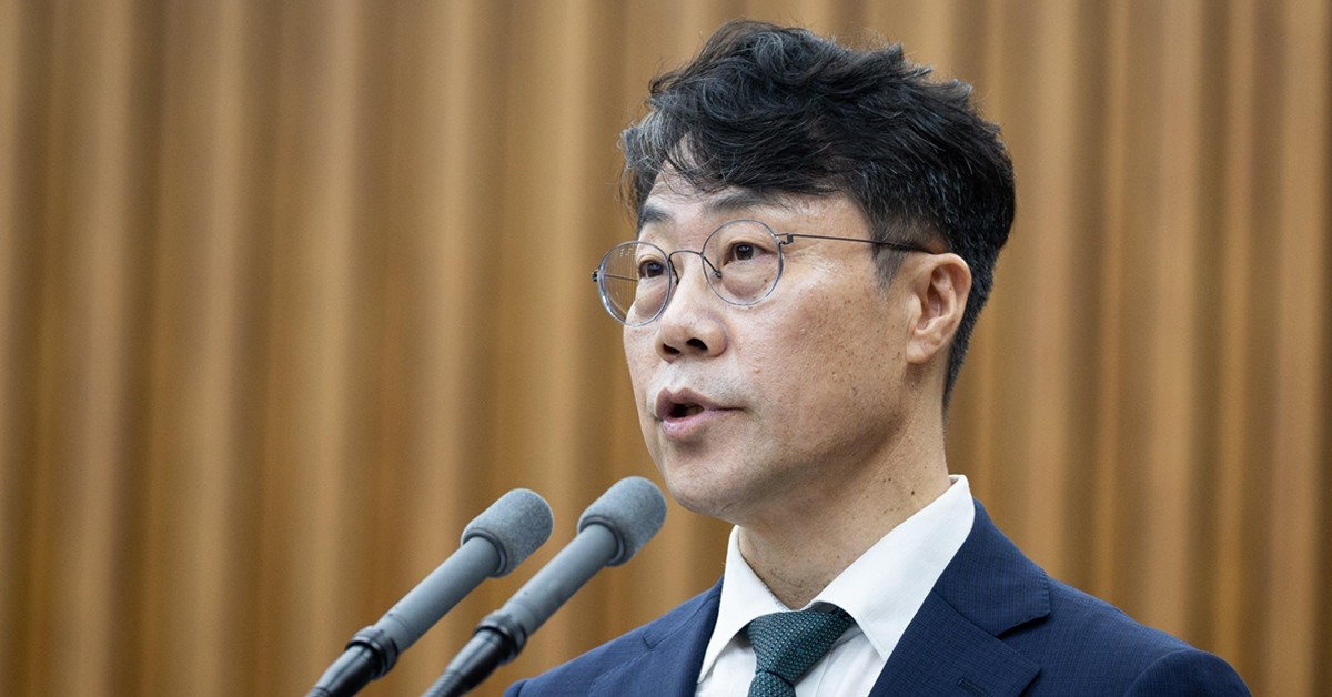 김성수 대법관 후보자가 14일 서울 여의도 국회에서 열린 대법관(김성수) 임명동의안 심사를 위한 인사청문회에 출석해 인사말을 하고 있다. / 뉴스1