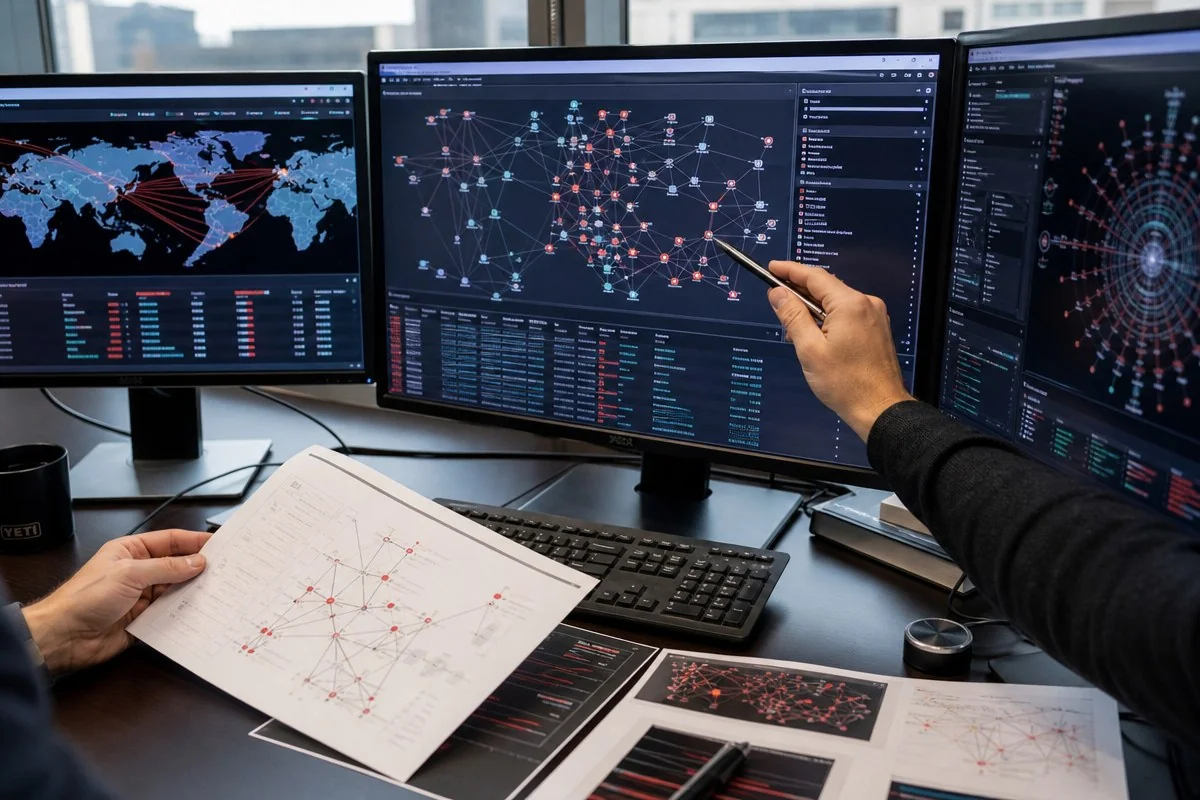 북한·이란 해커의 구체적 수법 — 이해를 돕는 AI 자료 이미지