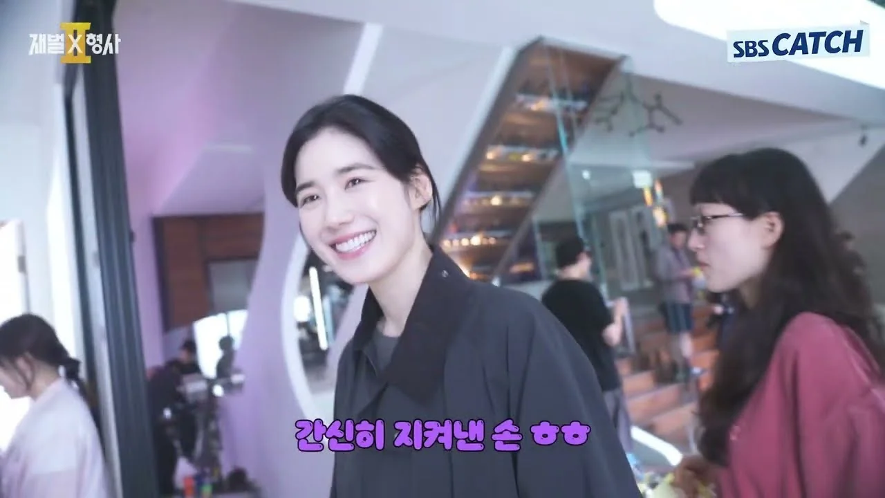뮤지컬 배우 민경아 특별출연…이수x영환 명연기 / 드라마 '재벌X형사2' 메이킹 영상 화면 (영상=SBS Catch)